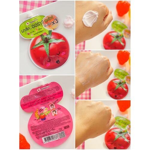 Smooto Tomato Gluta Aura Plus Sleeping Mask - Image 4