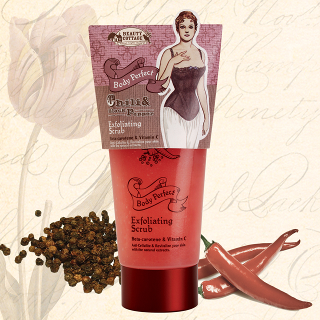 Beauty Cottage Chili & Black Pepper Body Perfect Exfoliating Scrub 200ml.