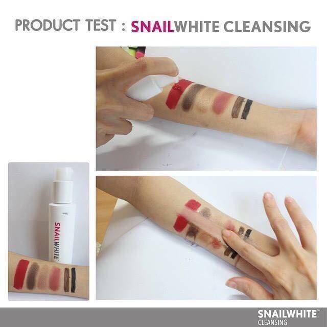 SNAIL WHITE Cleansing Deeply Make Up Remover - Image 10