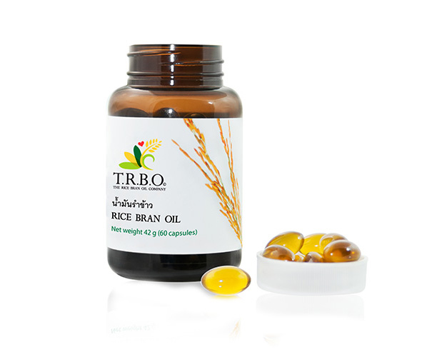 TRBO Supplement Rice Bran Oil 60 Capsules