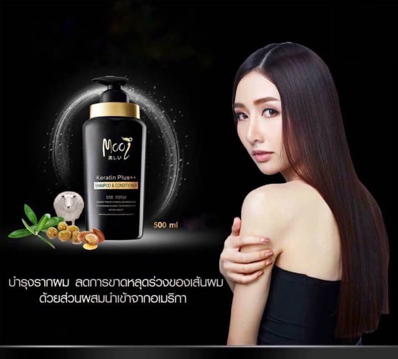 Mooi Keratin Plus++ Shampoo & Conditioner - Image 4
