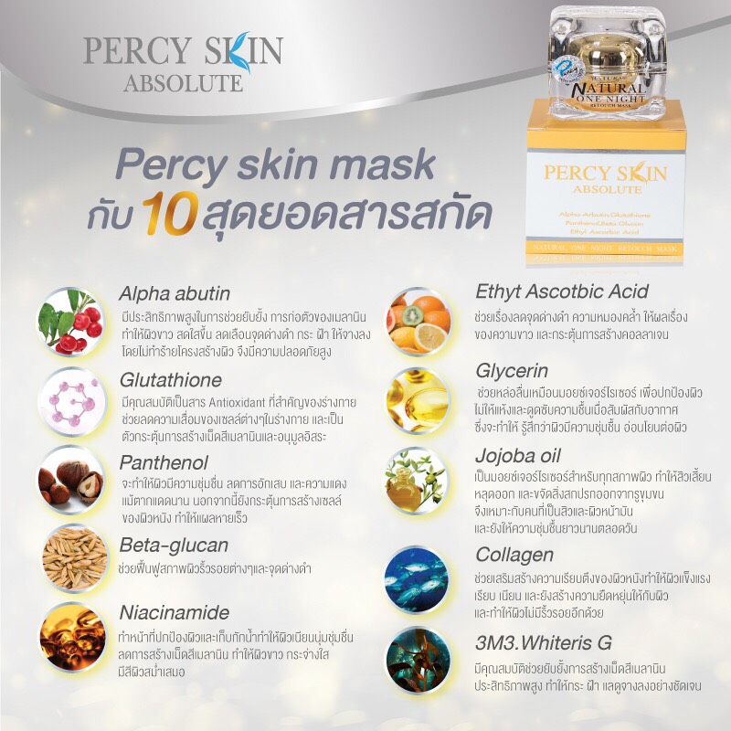 Percy Skin Absolute Natural One Night Retouch Mask - Image 3