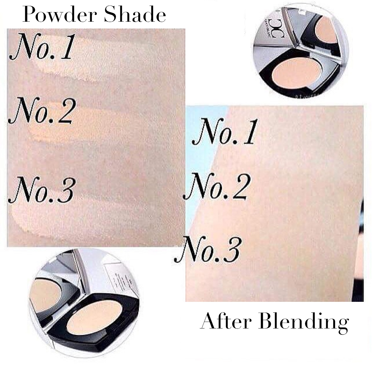 Coco Blanc Aura CC Pressed Powder - Image 4