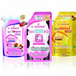 A BONNE' Moisturizing Spa Milk Salt Whitening Smooth Exfoliating Baby Skin