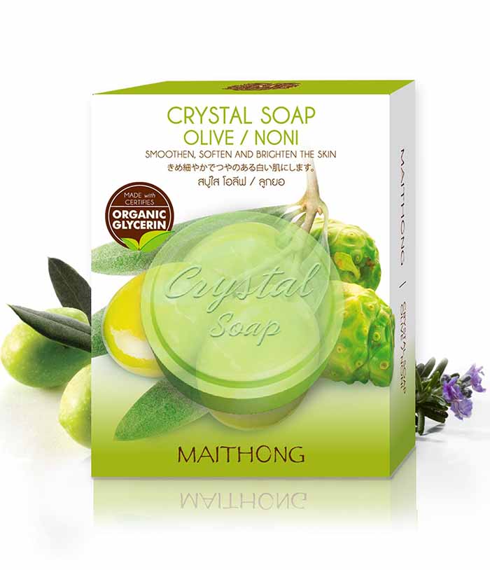 Maithong Crystal Soap Olive Noni