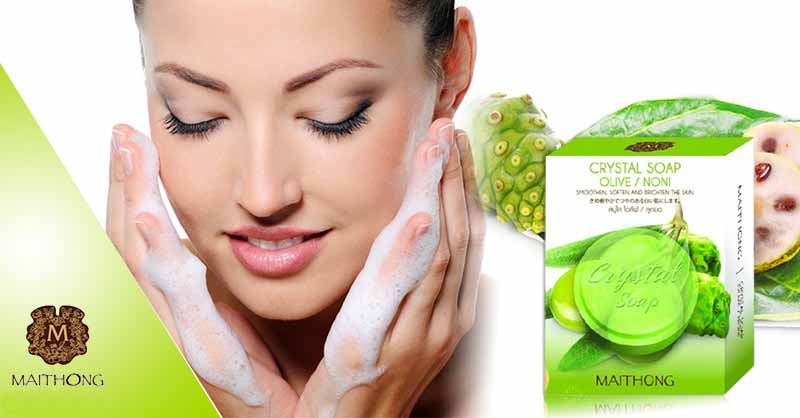 Maithong Crystal Soap Olive / Noni - Image 2
