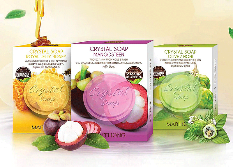 Maithong Crystal Soap Olive / Noni - Image 4