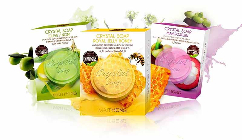 Maithong Crystal Soap Mangosteen - Image 4