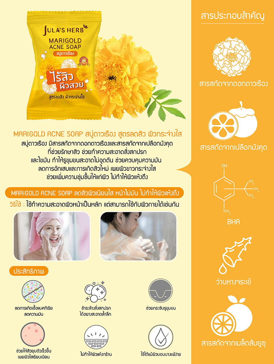 Jula’s Herb Marigold Acne Soap