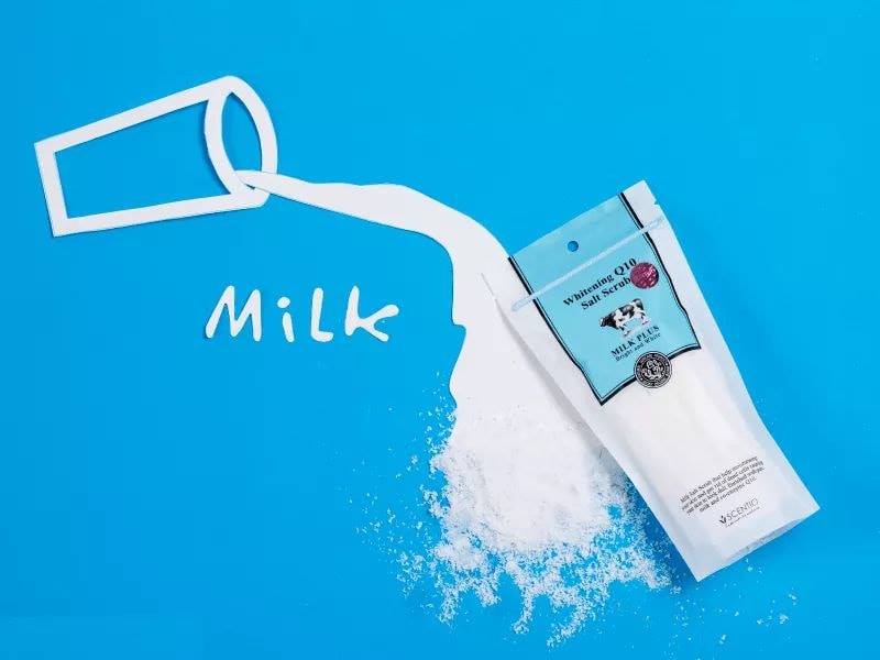 Scentio Milk Plus Whitening Q10 Salt Scrub - Image 2