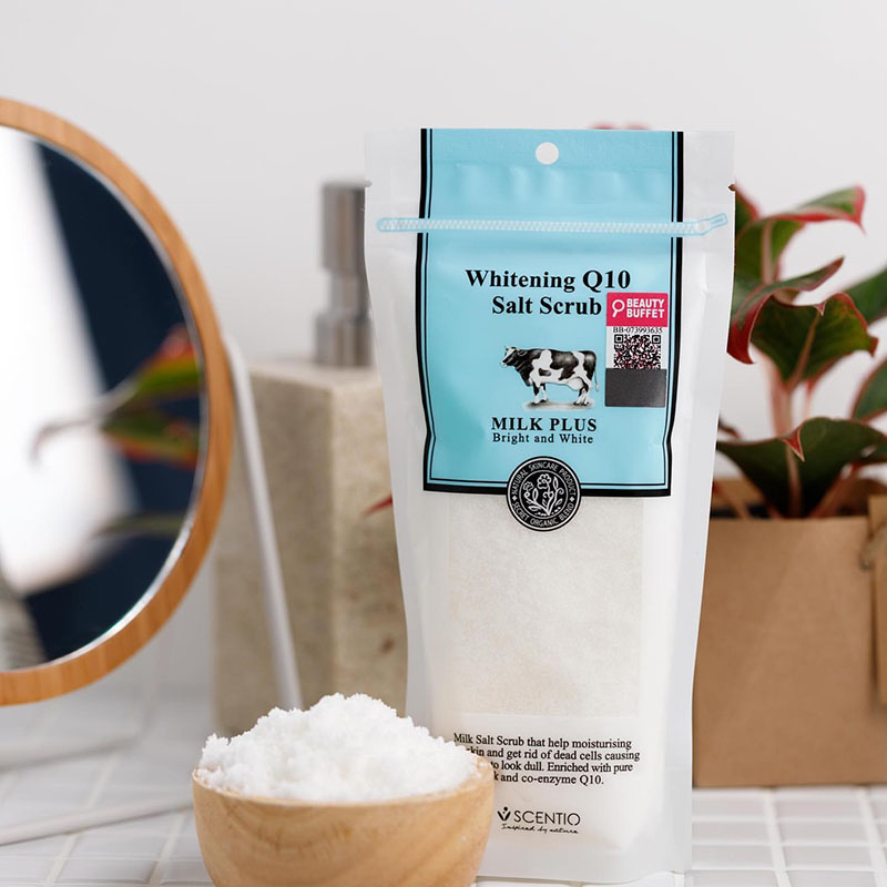 Scentio Milk Plus Whitening Q10 Salt Scrub - Image 5
