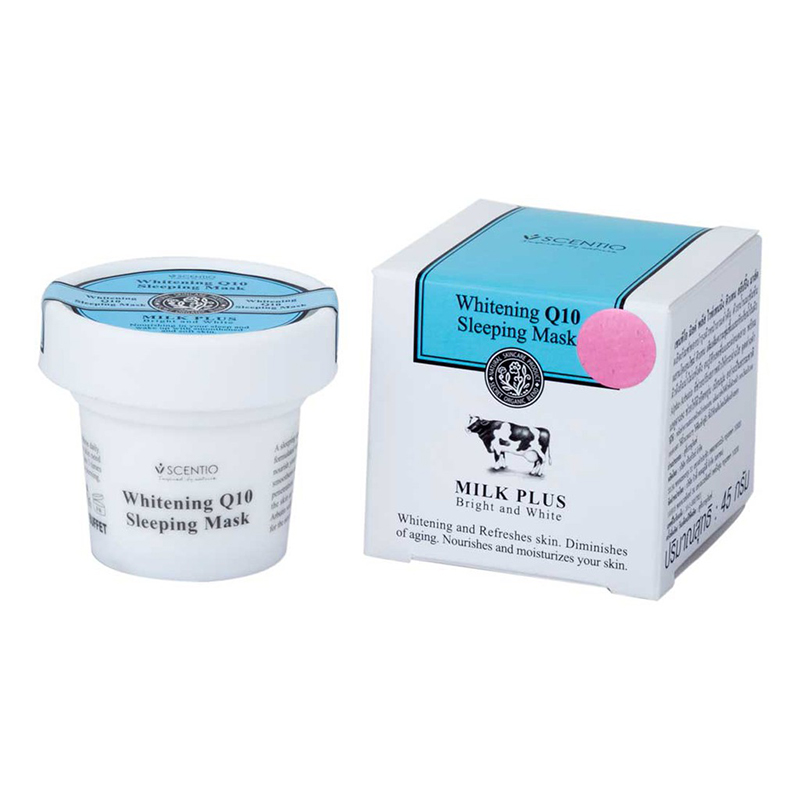 Scentio Milk Plus Whitening Q10 Sleeping Mask - Image 2
