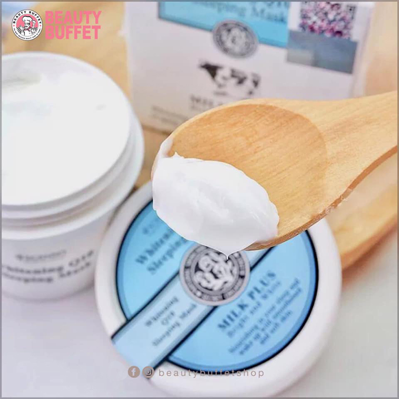 Scentio Milk Plus Whitening Q10 Sleeping Mask - Image 5