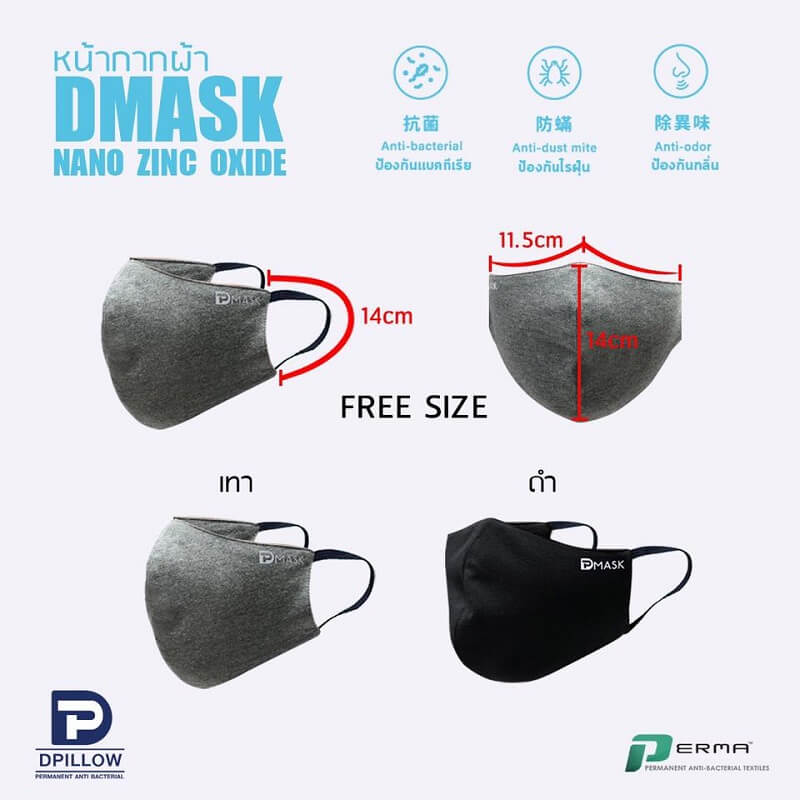 D Mask Nano Zinc Oxide - High Quality Fabric Mask - Image 7