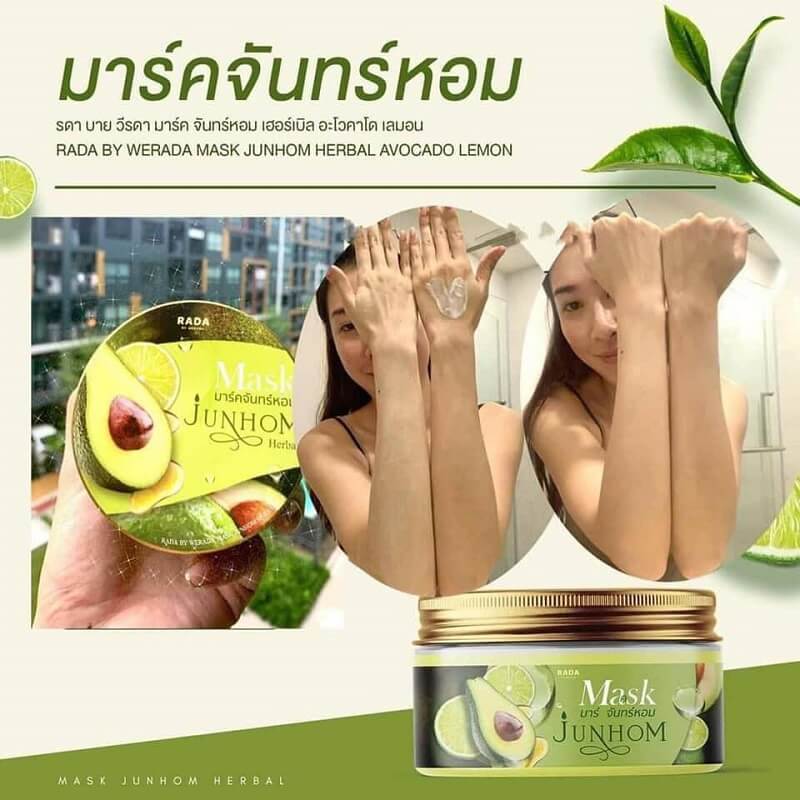 Mask Junhom Herbal Avocado Lemon