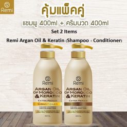 Remi Argan Oil & Keratin Shampoo + Conditioner