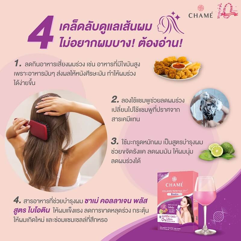 CHAME’ Collagen Tripeptide Plus Biotin - Image 4