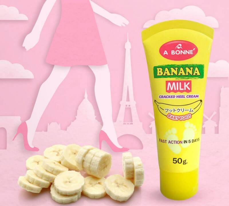 A Bonne Banana Milk Cracked Heel Cream Baby Foot - Image 5