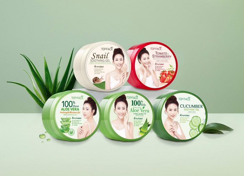 Arra Topface Tomato x Strawberry Brightening & Moisture Gel - Image 4