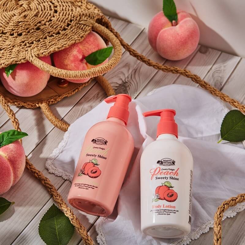 Peach Sweety Shine Shower Cream