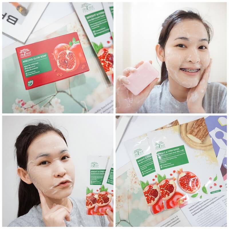 De Leaf Thanaka Bright & Firm Mask Sheet - Image 6