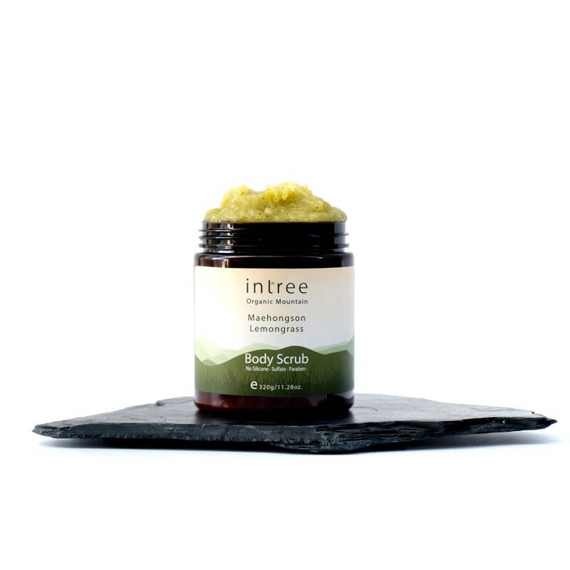 Intree Organic Mountain Lemongrass Body Scrub by Phutawan - Image 2