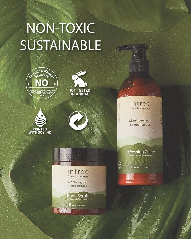 Intree Organic Mountain Lemongrass Refreshing Cream by Phutawan - Image 6