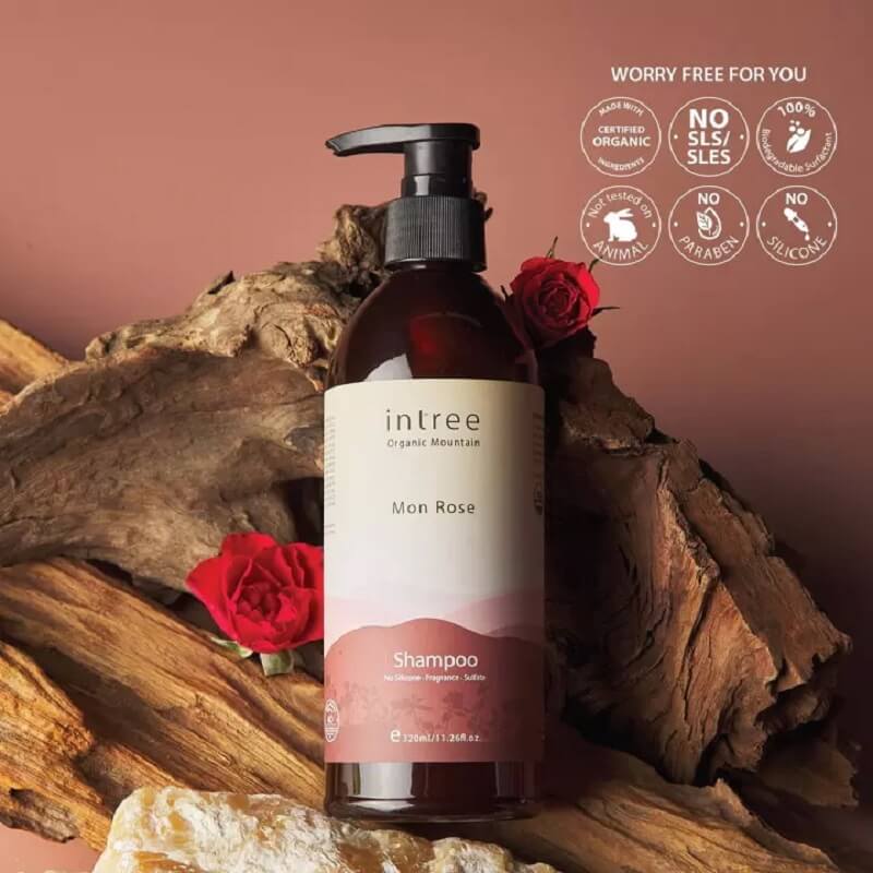 Intree Organic Mountain Mon Rose Shampoo by Phutawan