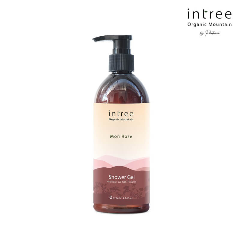 Intree Organic Mountain Mon Rose Shower Gel