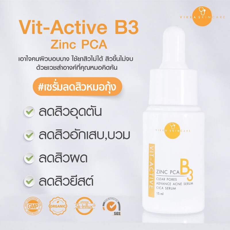 Vikka Skincare Vit-active B3 Serum - Image 3
