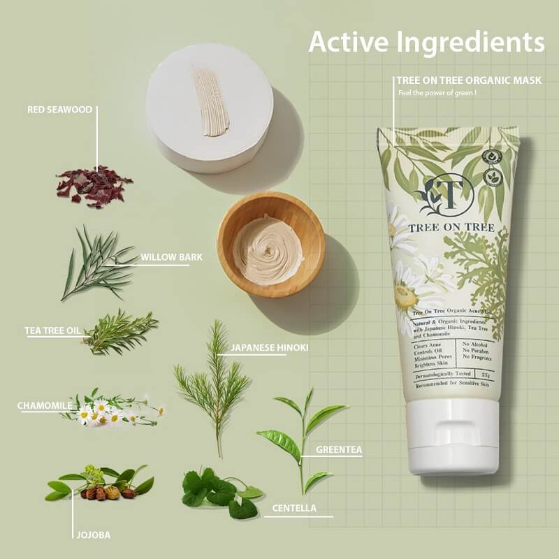 Tree On Tree Organic Acne Mask