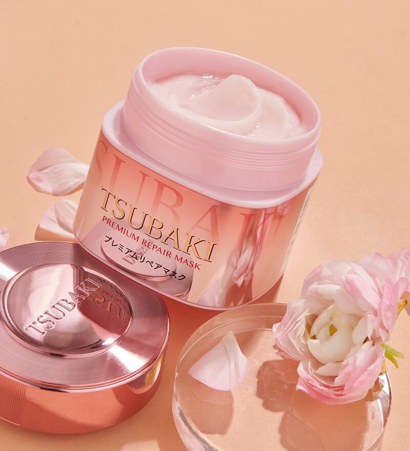 Tsubaki Premium Repair Mask Spring Camellia Edition - Image 6