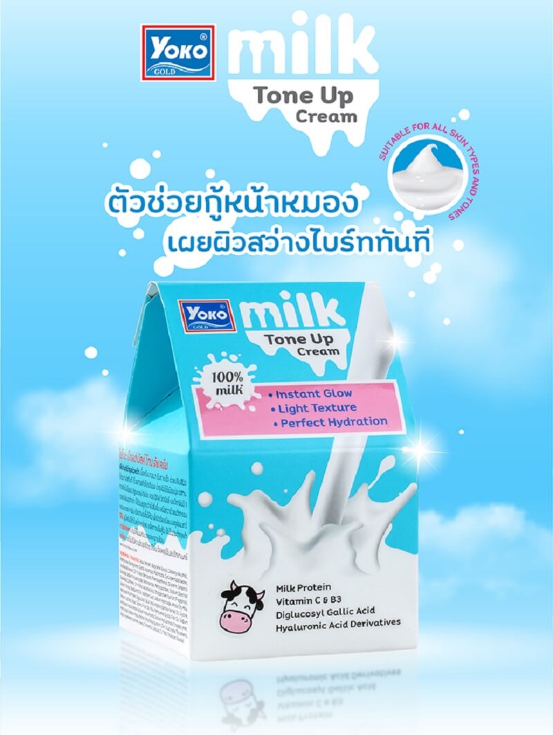 Yoko Gold Milk Tone Up Cream - Image 5