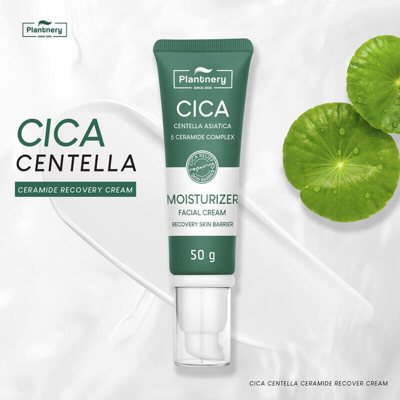 Plantnery Cica Centella Ceramide Recover Cream