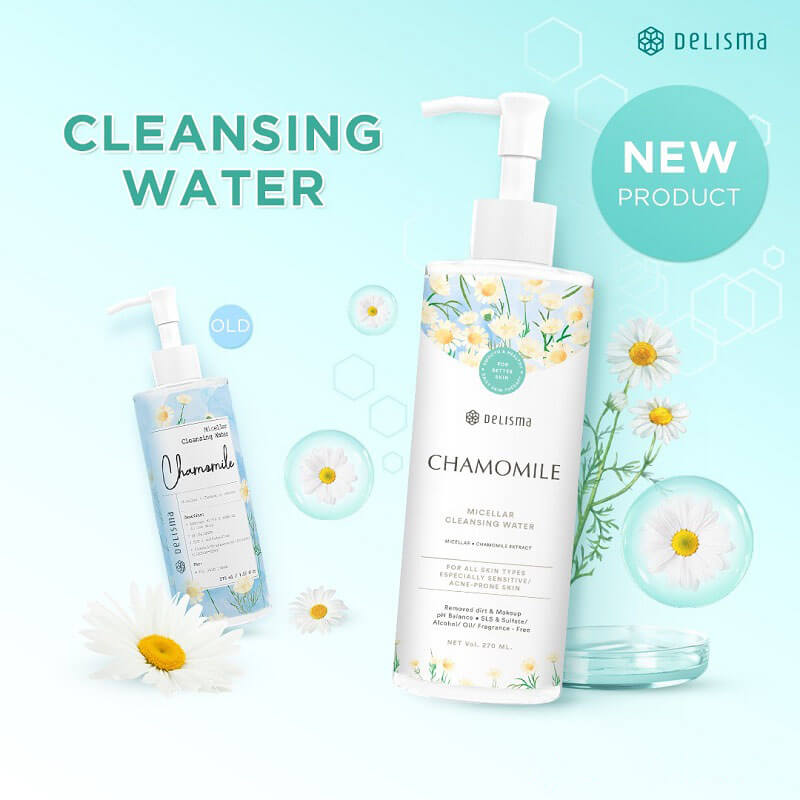 Delisma Chamomile Micellar Cleansing Water - Image 3