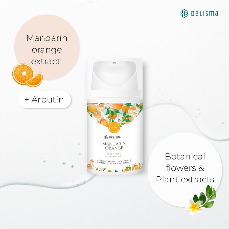 Delisma Mandarin Orange Brightening All-In-One Gel