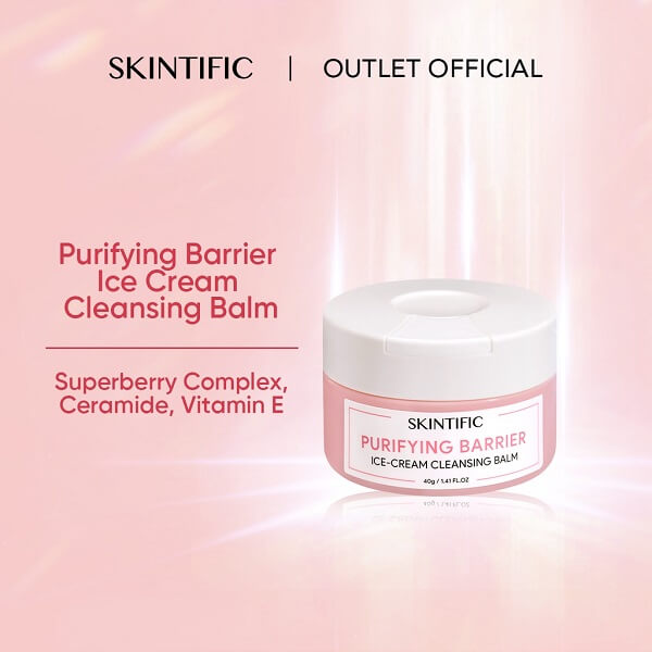 Skintific Purifying Barrier Ice Cream Cleansing Balm - Image 2