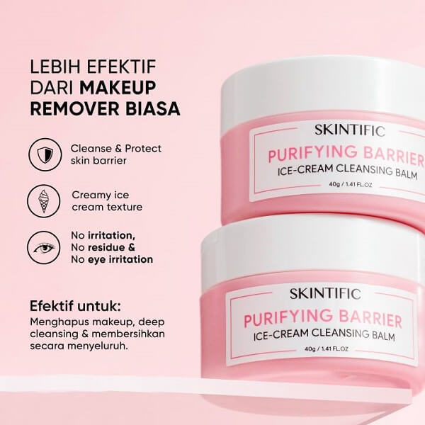 Skintific Purifying Barrier Ice Cream Cleansing Balm - Image 6
