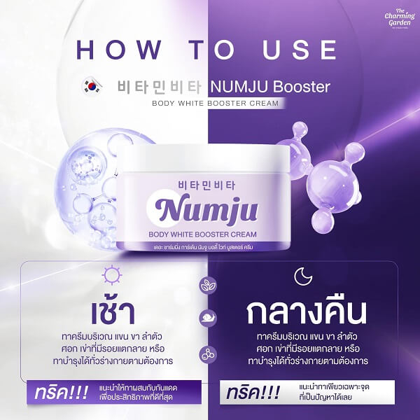 Numju Body White Booster Cream