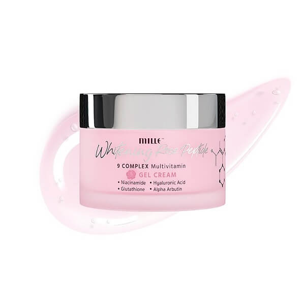 Mille Whitening Rose Peptide 9 Complex Gel Cream - Image 2