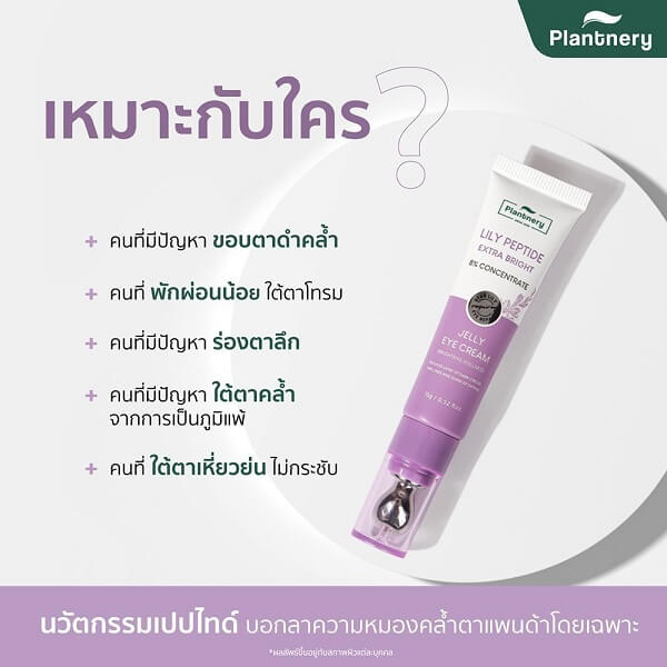 Plantnery Lily Peptide Extra Bright Eye Cream - Image 9