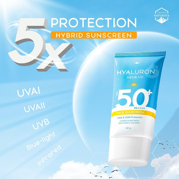Naturista Hyaluron Aqua UV Face Sunscreen SPF50+ PA++++ - Image 3