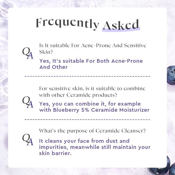 Glad2Glow Blueberry Ceramide Low pH Gel Cleanser - Image 11