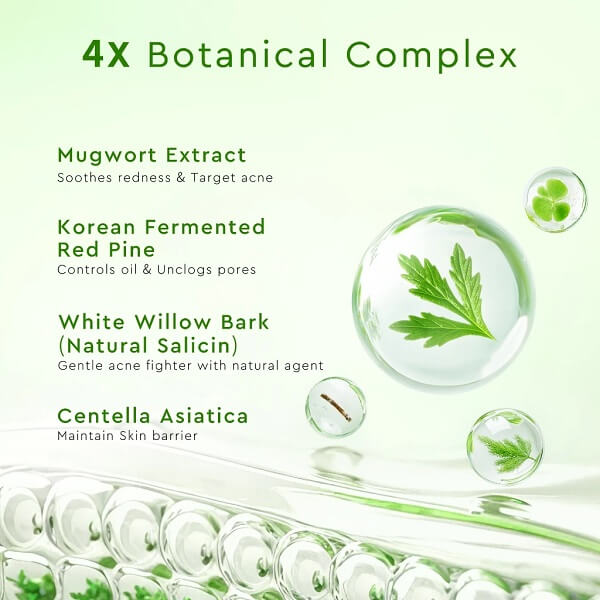 Glad2Glow Mugwort Acne Gel Mask