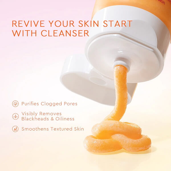 Glad2Glow Yuzu Aha Blackhead Exfoliating Cleanser - Image 7