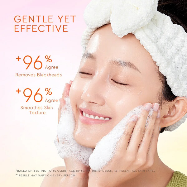 Glad2Glow Yuzu Aha Blackhead Exfoliating Cleanser - Image 9
