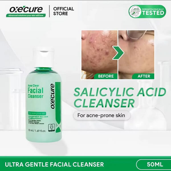 OxeCure Acne Clear Facial Cleanser - Image 11