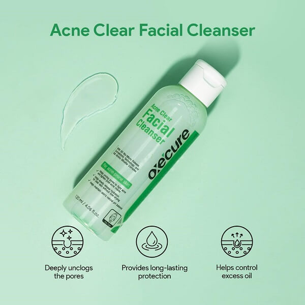 OxeCure Acne Clear Facial Cleanser - Image 5