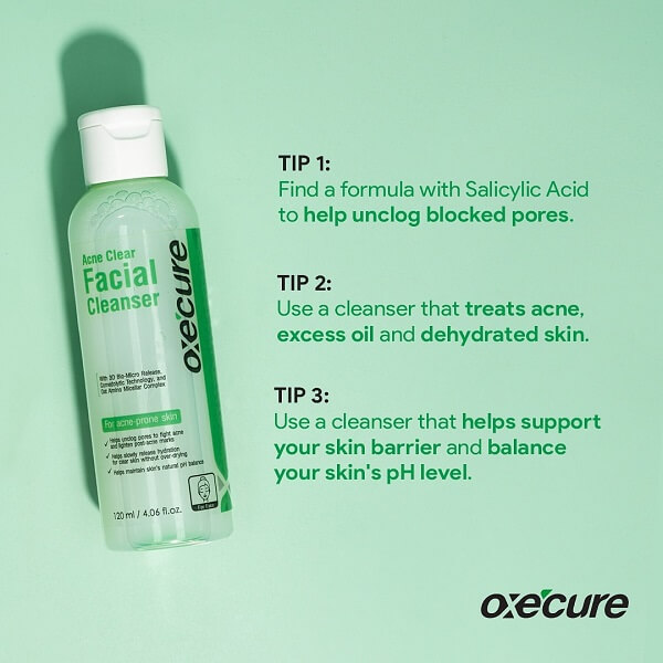 OxeCure Acne Clear Facial Cleanser - Image 6