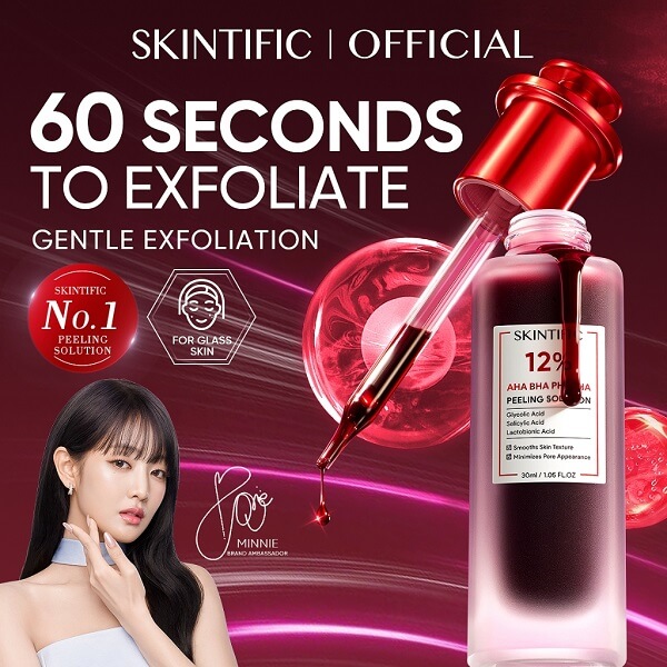 Skintific AHA BHA PHA LHA Peeling Solution